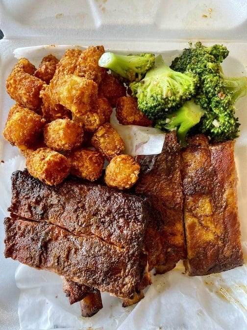 Spare Ribs Plate.